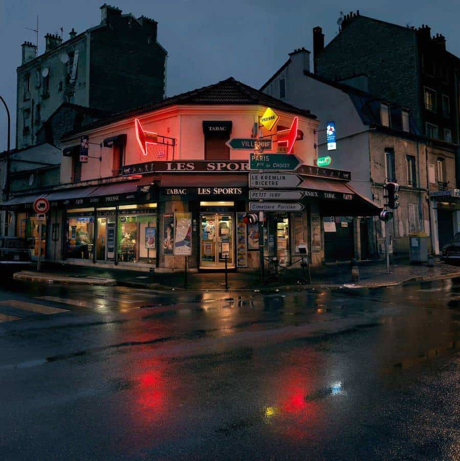 café in Parijs