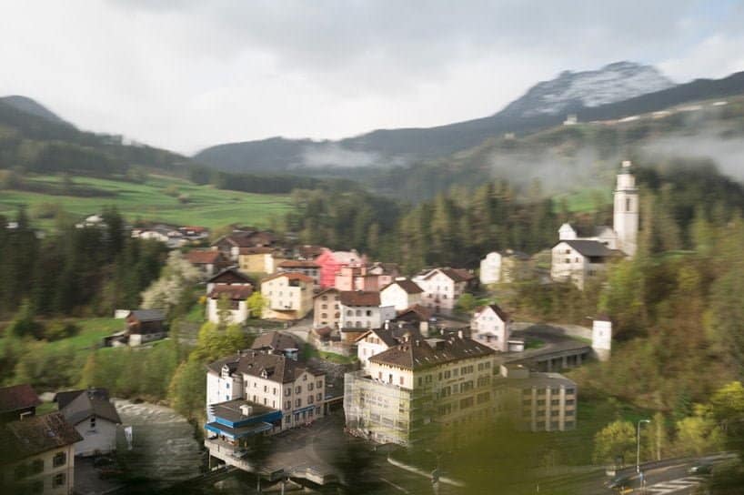 Zwitserland vanuit de trein
