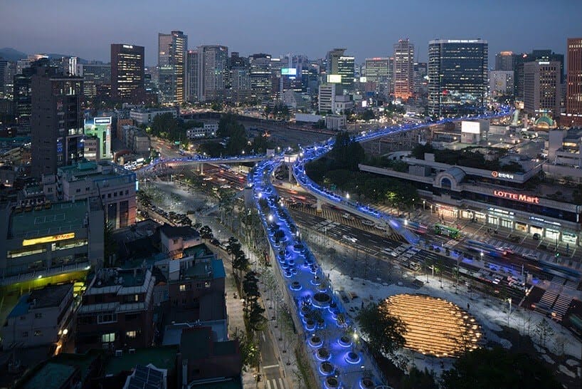 nieuw stadspark in Seoul