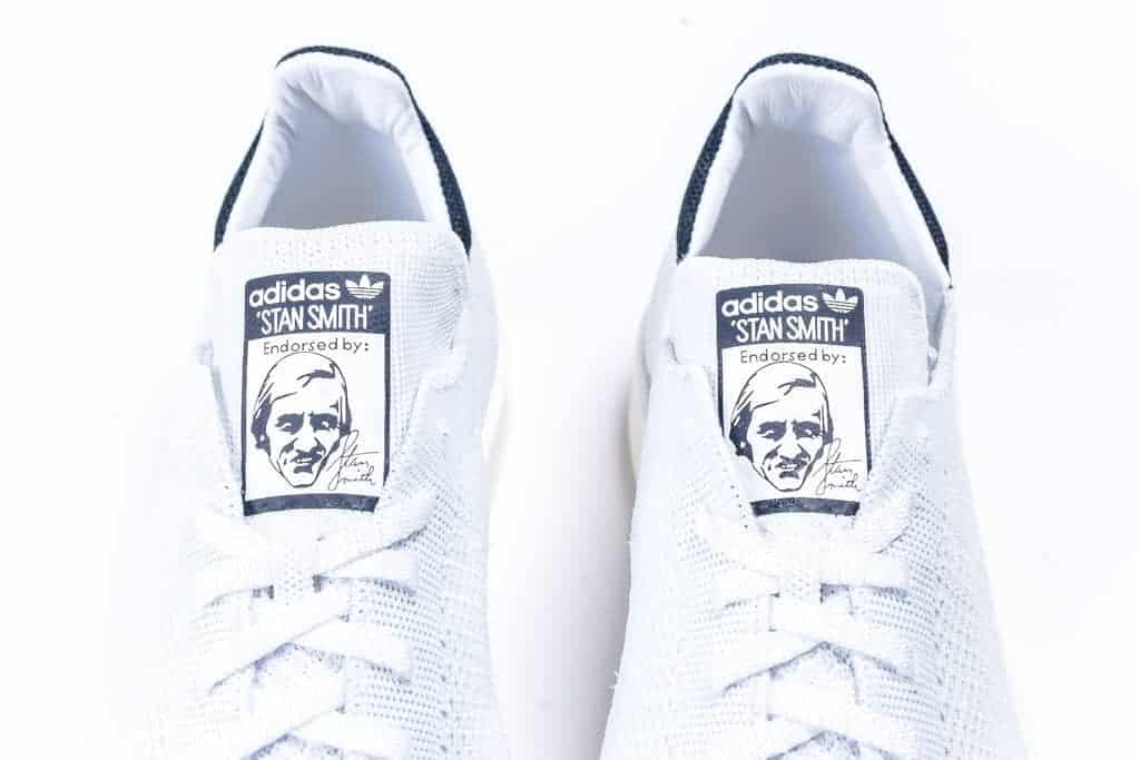 adidas Stan Smith Primeknit in wit met zwart