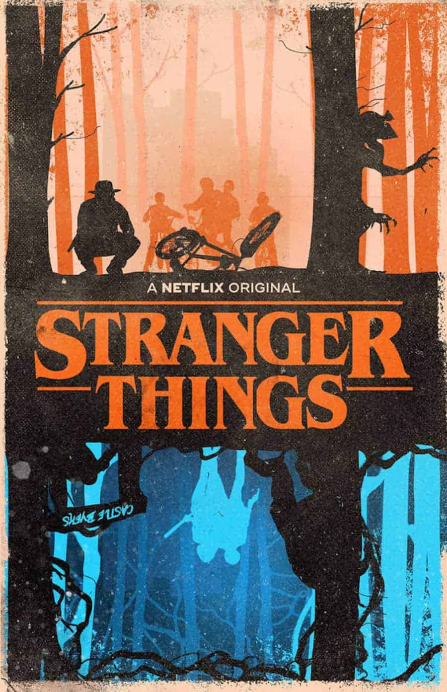 Prachtige posters voor de Netflix-serie Stranger Things 41 poster voor de netflix-serie Stranger Things