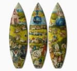 Surfboards met middeleeuwse kunst