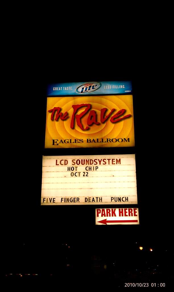 Recensie: Hot Chip / LCD Soundsystem, The Rave, Milwaukee