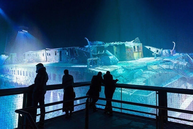 Bekijk het wrak van de Titanic op ware grootte 44 kopie van het wrak van de titanic