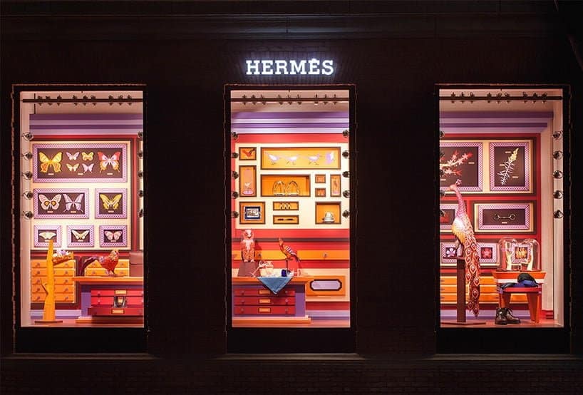 Zim & Zou maken weer een prachtige etalage voor Hermès